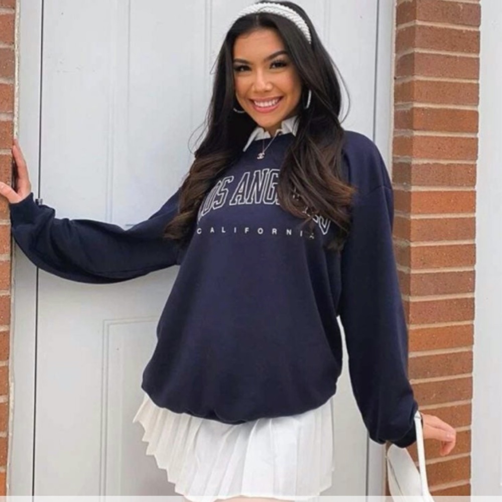 SHEIN Los Angeles Pullover